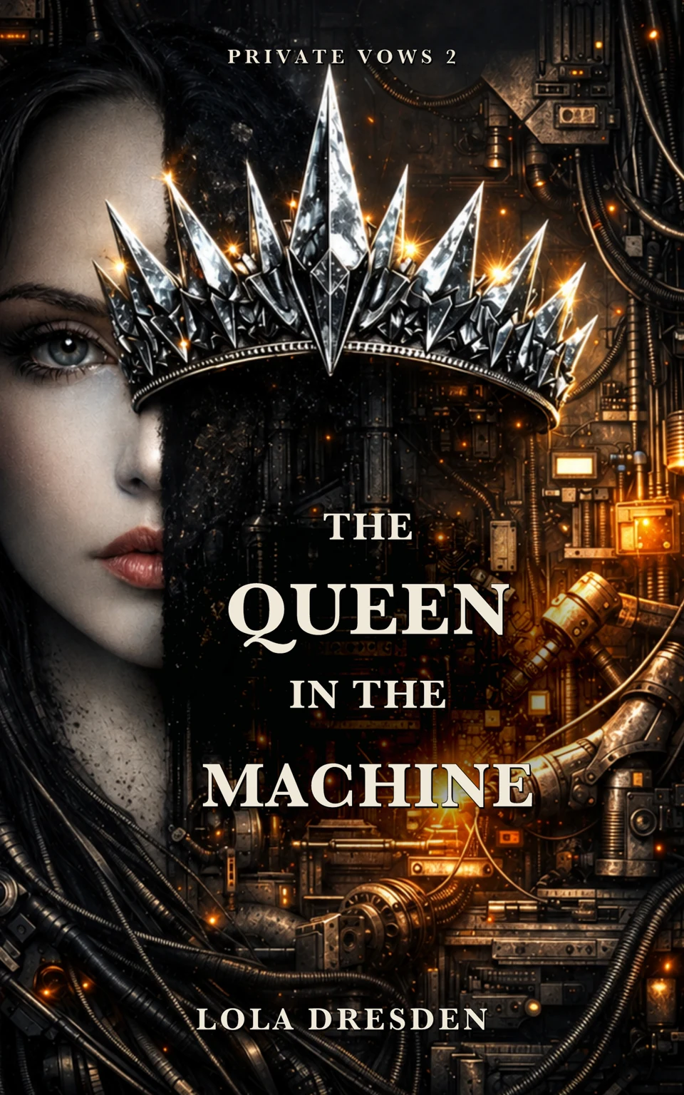 The Queen in the Machine by Lola Dresden book cover